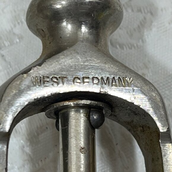 VTG West Germany Spring Assisted Corkscrew Wine Opener Collectible 7.5" - Picture 4 of 8